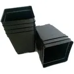 Square Quart Nursery Pots - 4.25" Square x 4.9" Deep (50)