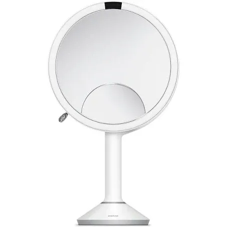 simplehuman 8" Sensor Mirror Trio, White