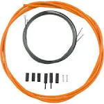 Shimano Road Optislick Derailleur Cable and Housing Set Orange