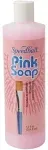 Pink Soap 12-Ounce Paint Brush Cleaner and Conditioner, Solution Cleans and Restores, Removes Dried Paint on Airbrushes and Other Artist Tools & Supplies