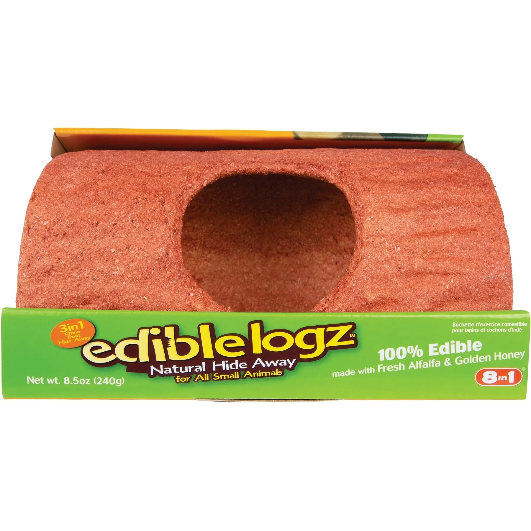 Wild Harvest Edible Logz Natural Small Pet Hideaway