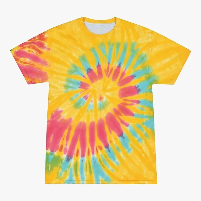 Multi-color Tie-Dyed T-Shirt