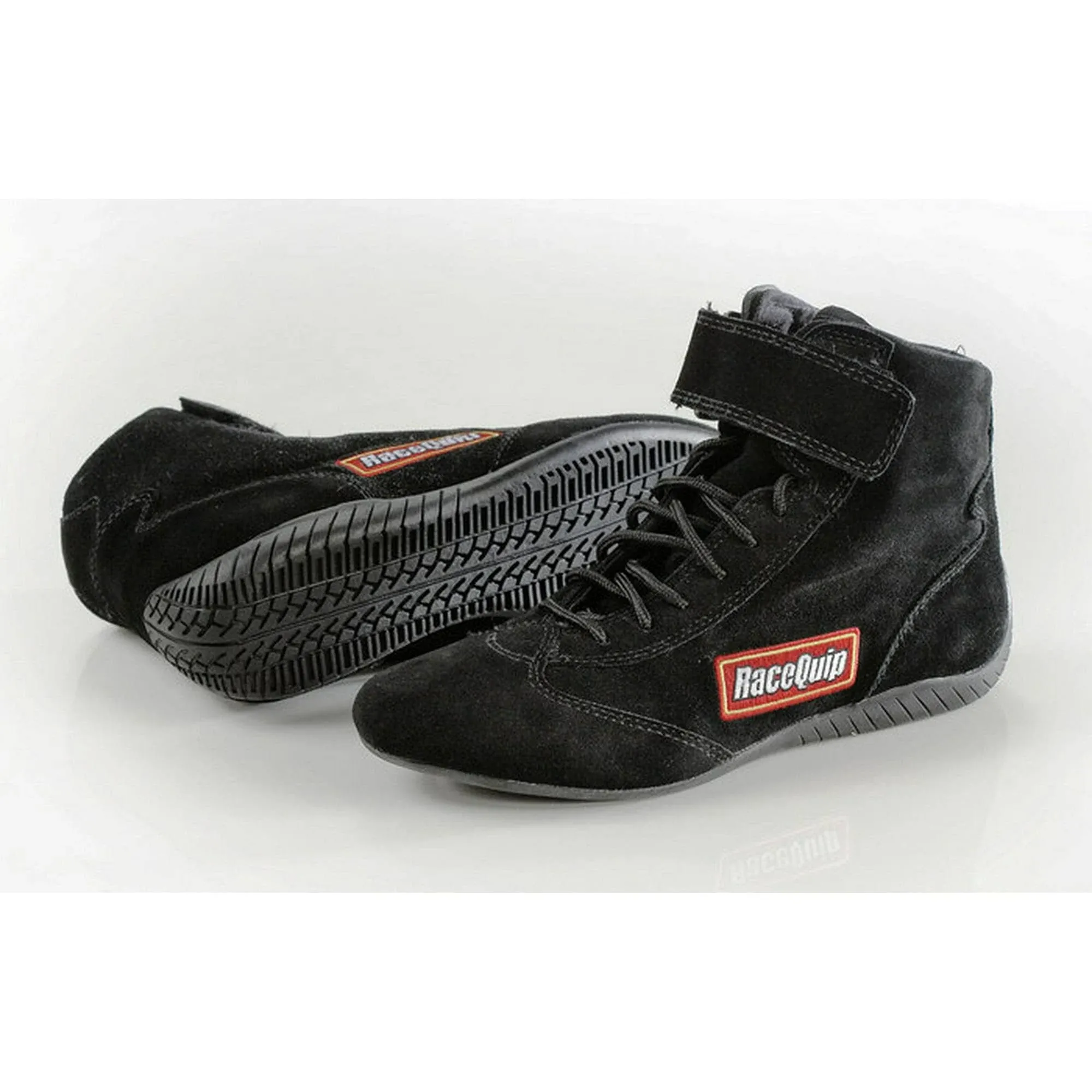 RaceQuip 30300130 Basic SFI Racing Shoes (Black, Size 13)