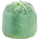 Stout EcoSafe-6400 Compostable Compost Bags, 13gal, Green