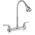 RV Sink Faucet, RV Kitchen Faucet Replacement with Flexible Arc 360 Degree Rotat