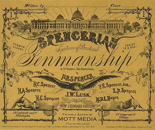 SET Spencerian Copybook Set 1-5