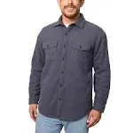 Freedom Foundry Men&#039;s Fleece Lined Flannel Shirt Jacket