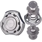 DjuiinoStar High-end Fidget Spinner, Unique Dual Bearings Design, Precisely CNC Machined (Stainless Steel), Premium EDC Toy DFS-01