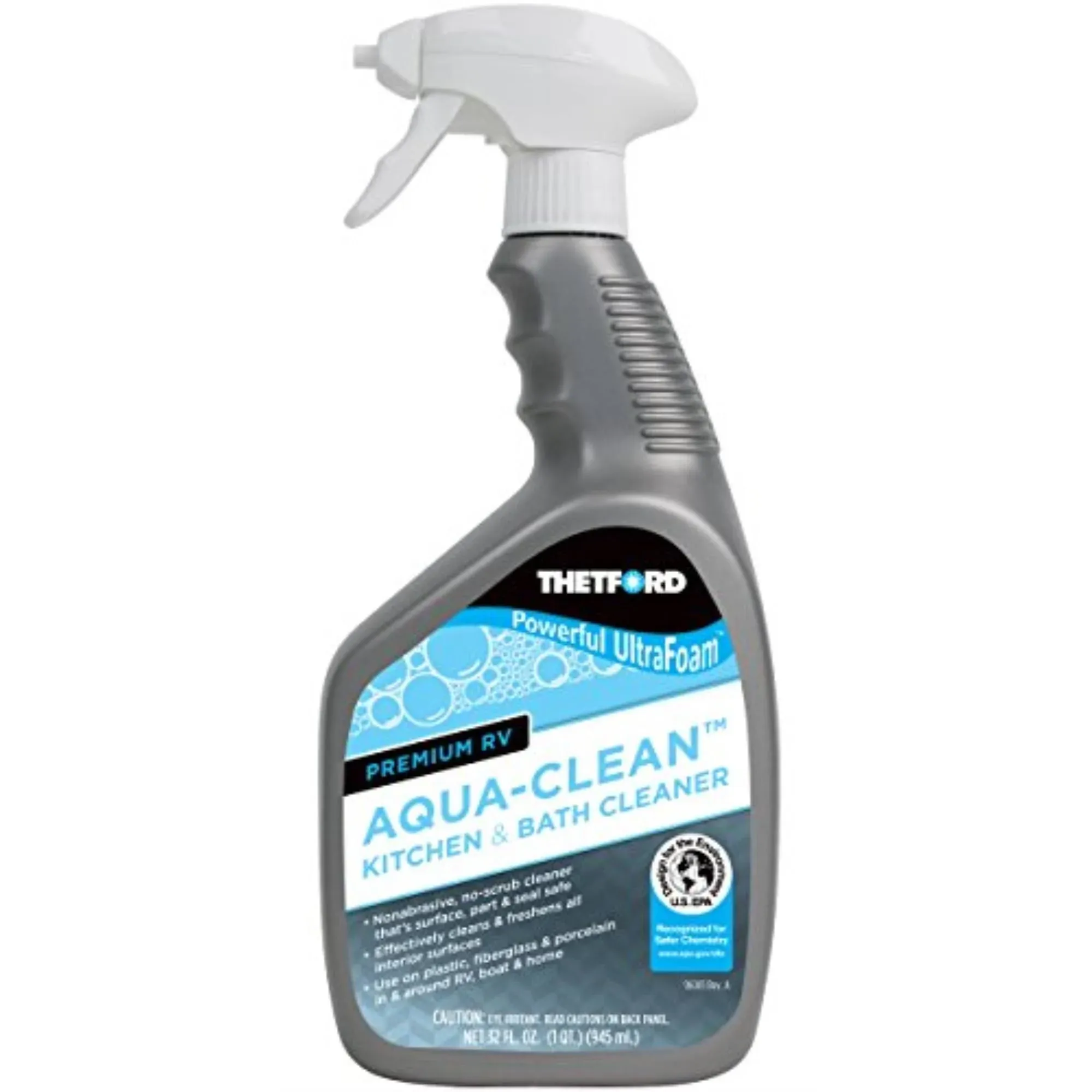 Thetford Premium RV Aqua-Clean Kitchen and Bath Cleaner - UltraFoam - 32 oz 36971