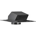 Lambro Industries  Roof Vent Cap, Black Plastic, 4-In.