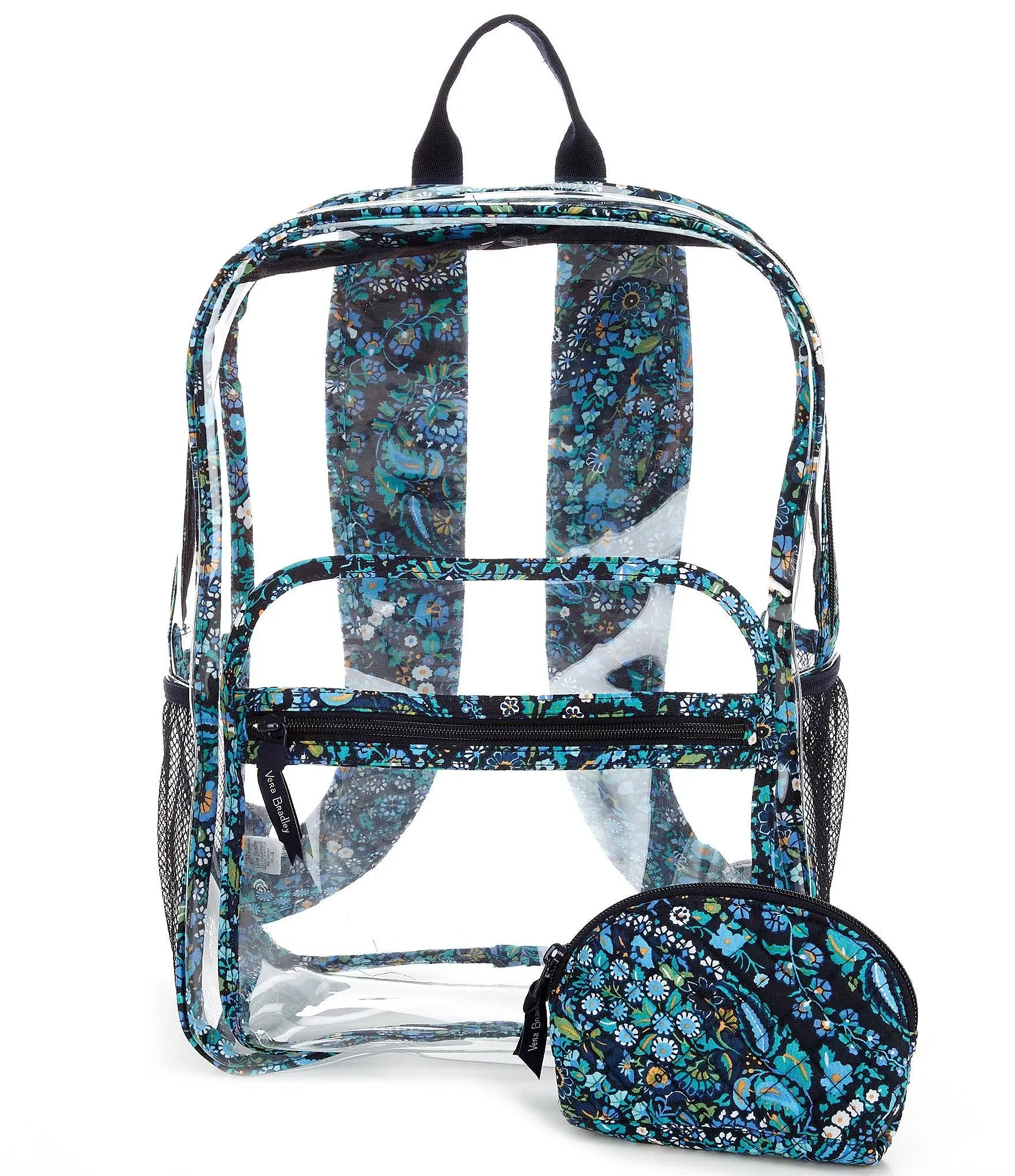 Vera Bradley Magnifique Leaf Clear Large Backpack - Magnifique Leaf