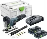 Festool Cordless Jigsaw Carvex PSC 420 Ebi Plus 576527