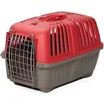 Midwest Spree Plastic Pet Carrier Red