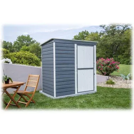 Arrow Shed-in-a-Box Galvanized Steel Storage Shed - 6' x 4'