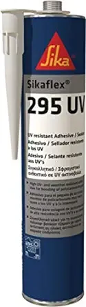 Sikaflex-295 UV Resistant Marine Adhesive Sealant, 10.1 fl. oz Cartridge, Black ...