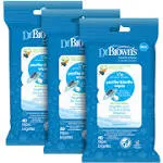 Dr. Brown's Pacifier and Bottle Wipes for Babies and Toddlers, 40 Count, 3 Pack