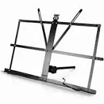 Lightwish - Black Metal Sheet Portable Adjustable Music Stand Music Holder