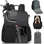 GillyGro Diaper Bag Backpack with In-built Booster