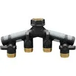 Orbit 7803570 0.75 in Metal Threaded Female & Male Garden Hose Manifold