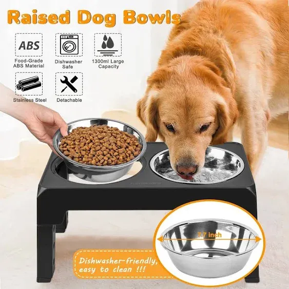 ZALALOVA Elevated Dog Bowls