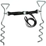 Basketball Goal Anchor Tie Down Kit for Secure and Durable Court Setup, Trampoline Anchors, Ground Stakes Heavy Duty Anchor Kit, High Wind Basketball Hoop Anchor