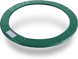 Exacme Trampoline Pad Replacement 16 15 14 13 12 10 8 Foot, Waterproof Safety Spring Cover Round Frame Pad, No Hole for Pole