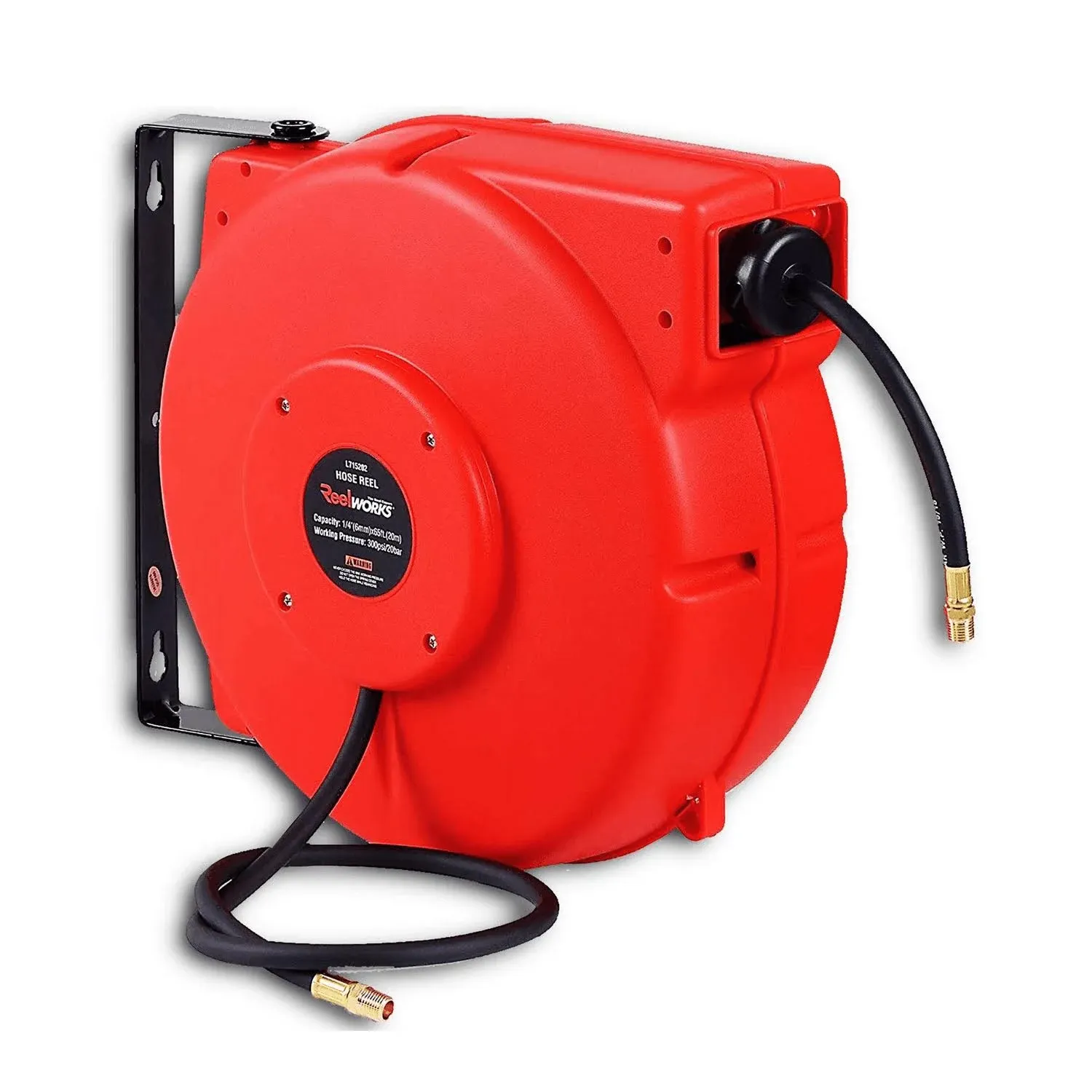 Reelworks 65 ft. Retractable Air-Hose Reel GUR016