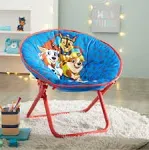 Idea Nuova Nickelodeon Paw Patrol 19" Toddler Folding Saucer™ Chair with Cushion, Ages 3+