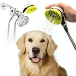 Dog Bath Brush Shower Attachment Hose