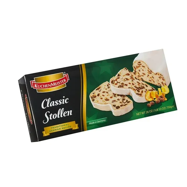 KuchenMeister Classic Stollen with Fruits Box, 26.4 oz