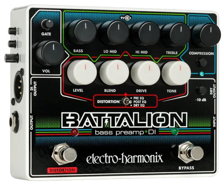 Electro-Harmonix Battalion Bass Preamp and Di Pedal