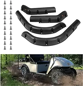 Golf Cart Fender Flares For EZGO TXT Club Car Precedent Yamaha G22 EZGO RXV 4Set