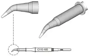 jbc-c115110-conical-bent-soldering-tip-cartridge-0-5mm\r