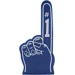 Giant Foam Finger 18 Inch- Number 1 Universal Foam Hand for All Occasions - Cheerleading for Sports - Exciting Vibrant Colors use as Celebration Pom Poms- Great for Sports Events Games School Business