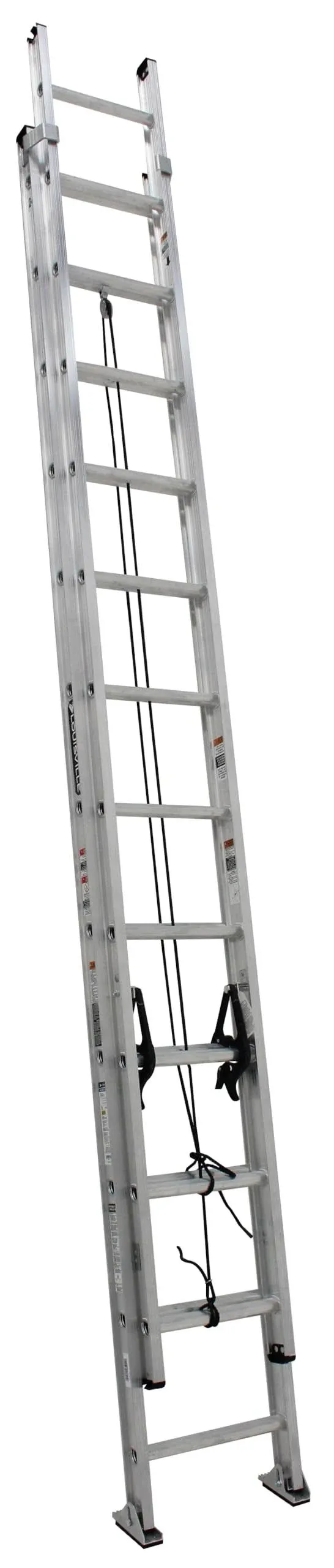 Louisville Ladder Extension Ladder 24-ft Aluminum 300-lbs Capacity Type IA Duty