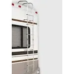 SURCO | RV Motorhome Exterior Ladder | Universal | Made in The USA | Light Weight Strong Aluminum | Straight Ladder for Straight Van Contour | Easy Installation - 502L