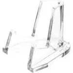 OnFireGuy Currency & Coin Slab Display Stand Deluxe Easels 1/2" Shelf, Clear 10 Pack