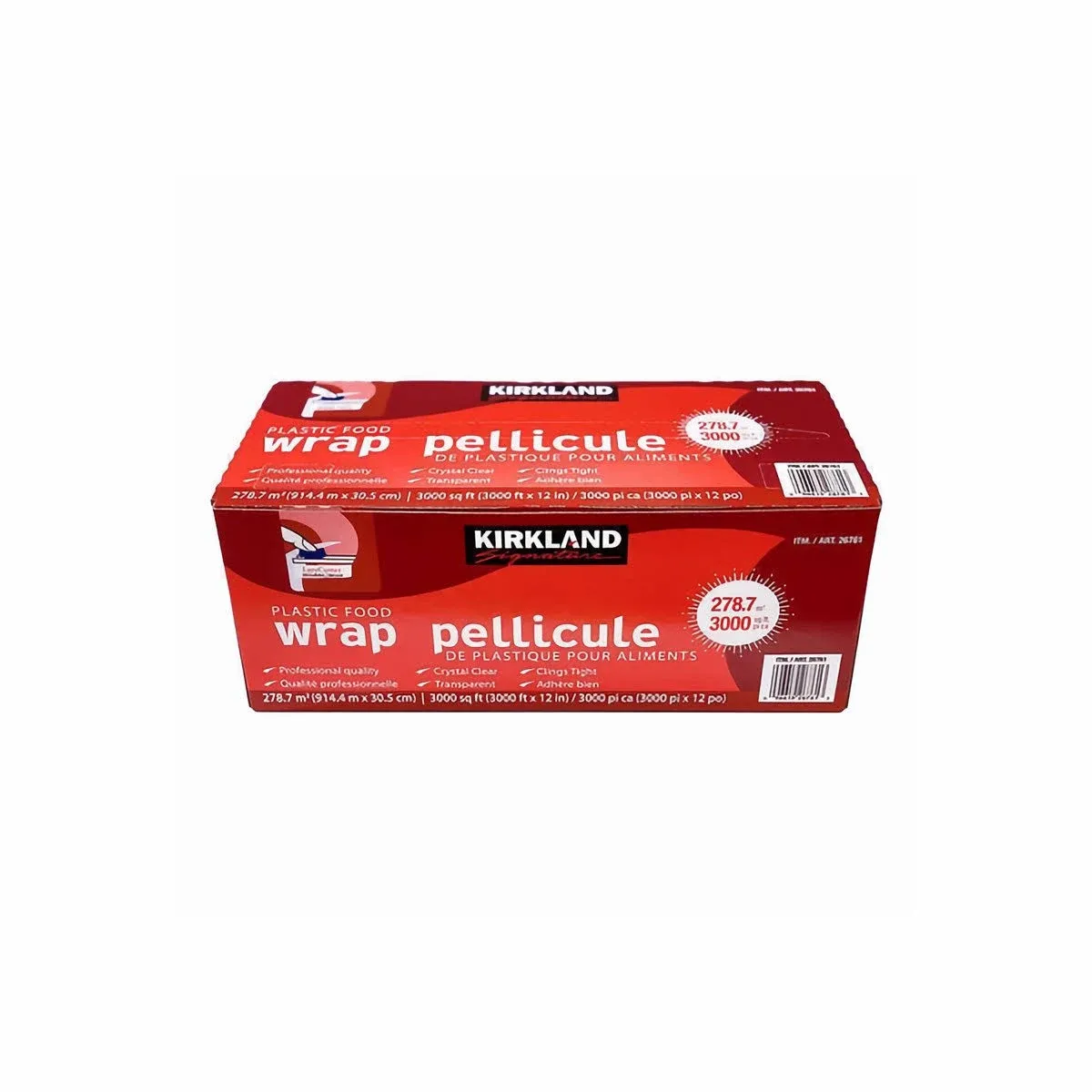 Kirkland Signature Plastic Food Wrap 12 Inch X 3000 Foot