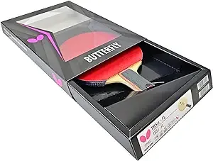 Butterfly TB5 Alpha Pro-Line Table Tennis Racket | Medium Fast Blade and Rubber Combination | Featuring Aibiss | Recommended for Advanced Tournament Level Players