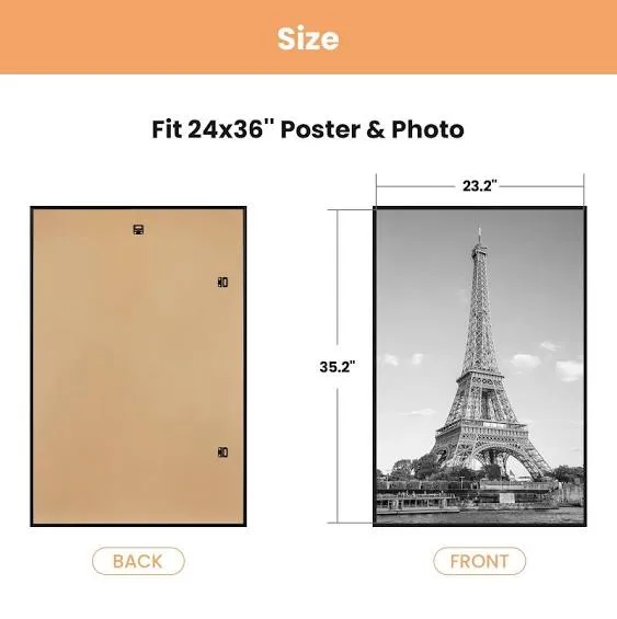 up simple 24x36 Basic Picture Frames