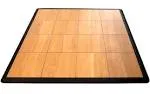 Big Floors 4X4MAPLEFLOOR Interlocking Lightweight Plastic Modular Dance Floor Ki