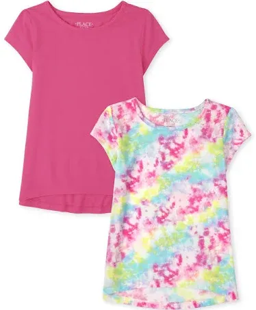 The Children's Place Girls Print Basic Layering Tees