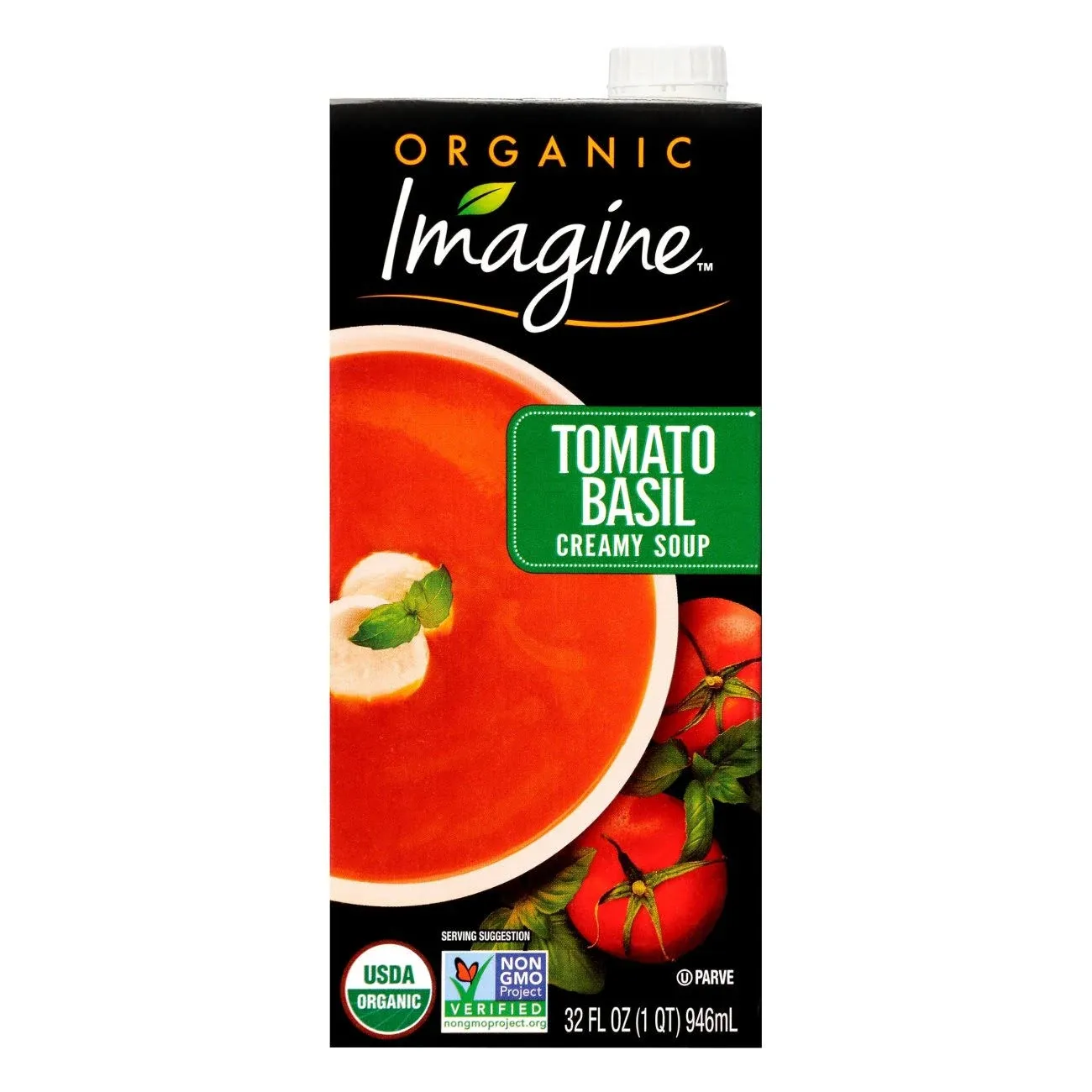 Imagine Creamy Soup, Organic, Tomato Basil - 32 fl oz