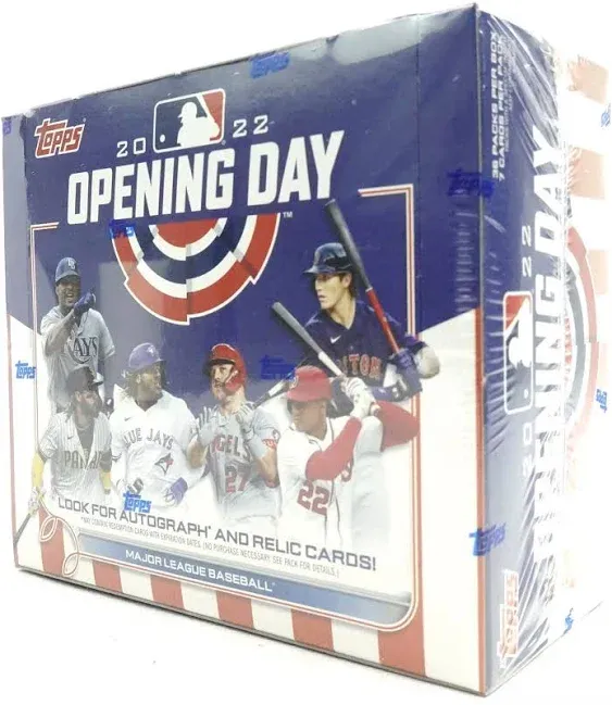 2022 Topps Opening Day Baseball Factory Sealed Hobby Box MLB New Sealed