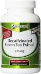 Vitacost Decaffeinated Green Tea Extract -- 725 mg - 200 Capsules