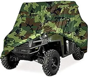 UTV Heavy Duty 420 Denier Camo Waterproof UTV Side by Side Cover Covers Fits Up ...