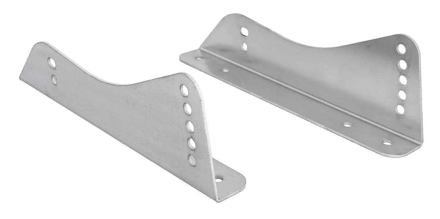 JEGS 70227 Aluminum Seat Mounting Brackets Height and Tilt Adjustment