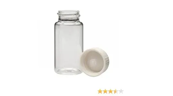 Wheaton 986586 Borosilicate Glass 20mL Liquid Scintillation Vial, with 22-400...