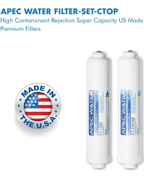 APEC Pre-Filter Set for Countertop Reverse Osmosis System (Stage 1-2)