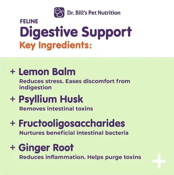 Dr. Bill's Feline Digestive Support Pet Supplements